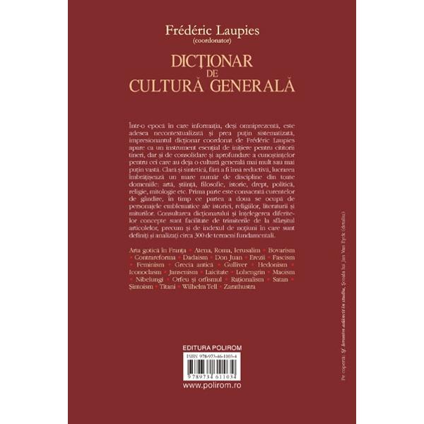 Dictionar de cultura generala - Frederic Laupies
