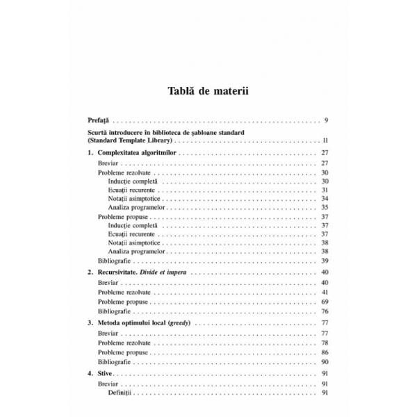 Structuri de date si algoritmi. Aplicatii in C++ folosind STL