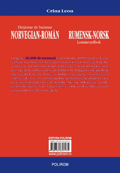 Dictionar de buzunar norvegian-roman, roman-norvegian - Crina Leon