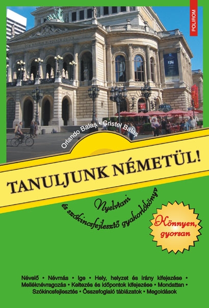 Coperta cărții 'Tanuljunk nemetul! - Orlando Balas, Cristel Balas'