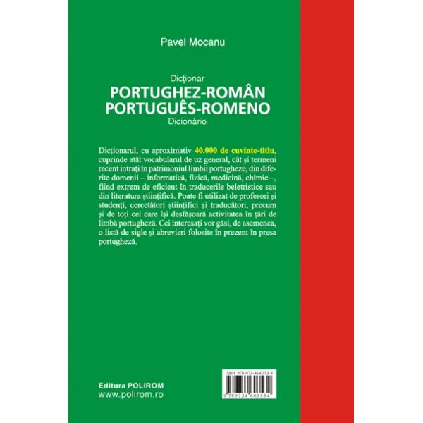 Dictionar portughez-roman - Pavel Mocanu