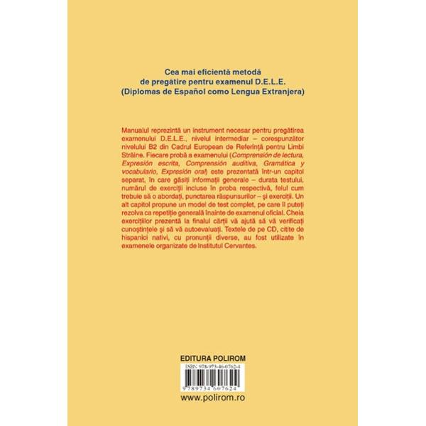 Manual de pregatire pentru examenul dele intermediar + 2CD audio - Rafael Pisot, Cristina Sava