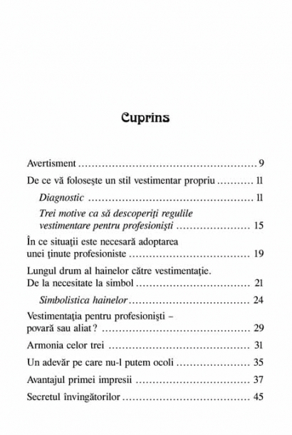 Coperta cărții 'Ghid practic de vestimentatie pentru profesionisti'