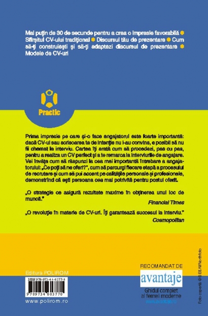 Coperta cărții 'CV-ul Perfect - Bill Faust, Michael Faust'