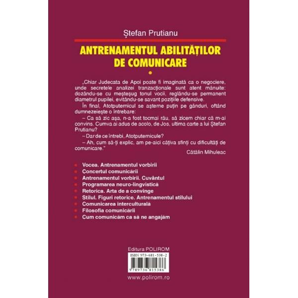 Antrenamentul abilitatilor de comunicare - Stefan Prutianu