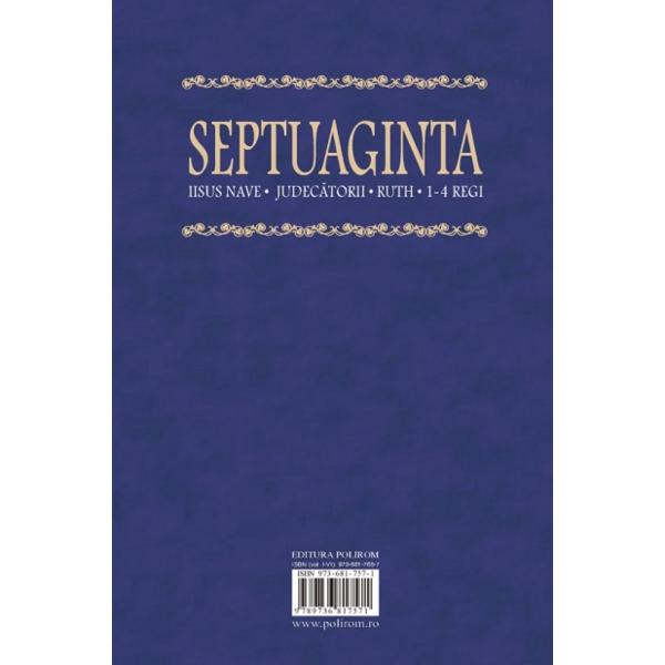 Septuaginta 2 - Iisus Nave, Judecatorii, Ruth, 1-4 Regi