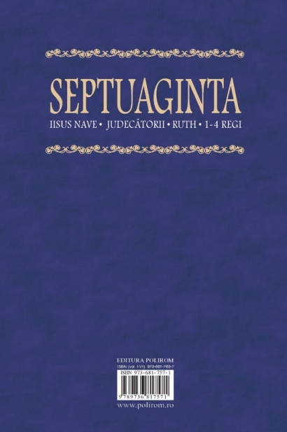 Septuaginta 2 - Iisus Nave, Judecatorii, Ruth, 1-4 Regi