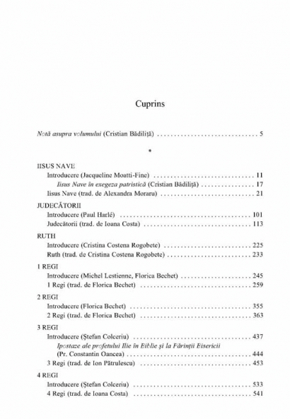 Septuaginta 2 - Iisus Nave, Judecatorii, Ruth, 1-4 Regi