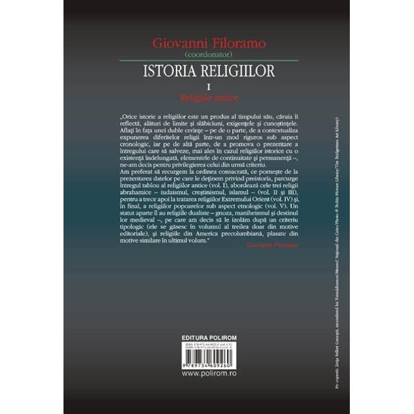 Istoria religiilor vol.1 - Religiile Antice - Giovanni Filoramo