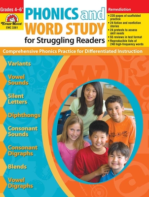 Phonics and Word Study for Struggling Readers, Grade 4 - 6 + Teacher Resource - Evan-moor Corporation