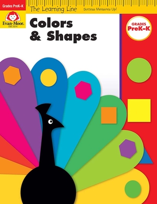 Learning Line: Colors and Shapes, Prek - Kindergarten Workbook - Evan-moor Corporation