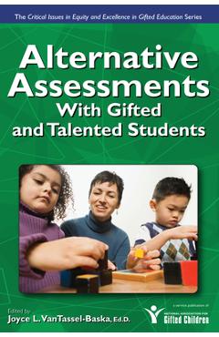 Coperta cărții 'Alternative Assessments with Gifted and Talented Students: With Gifted and Talented Students - Joyce Vantassel-baska'