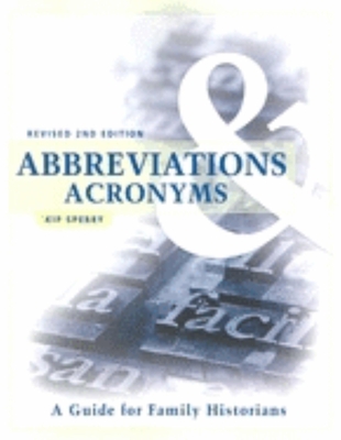Abbreviations & Acronyms: Revised 2nd Edition - Kip Sperry