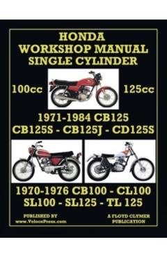 HONDA 100cc & 125cc SINGLE CYLINDER 1970-1984 WORKSHOP MANUAL - Floyd Clymer