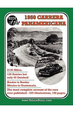 Coperta cărții 'Book of the 1950 Carrera Panamericana - Mexican Road Race - Floyd Clymer'
