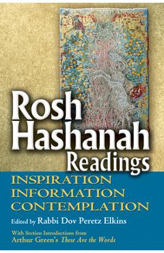 Coperta cărții 'Rosh Hashanah Readings: Inspiration, Information and Contemplation - Dov Peretz Elkins'