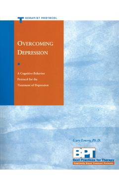 Coperta cărții 'Overcoming Depression: Therapist Protocol - Gary Emery'