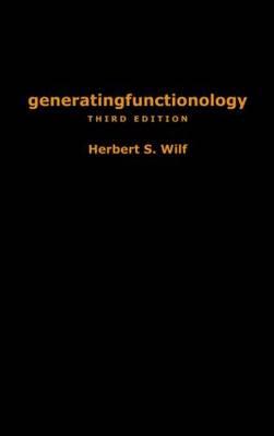 generatingfunctionology: Third Edition - Herbert S. Wilf