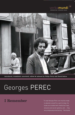 I Remember - Georges Perec