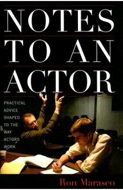Coperta cărții 'Notes to an Actor - Ron Marasco'