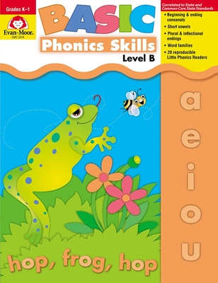 Basic Phonics Skills, Kindergarten - Grade 1 (Level B) Teacher Resource - Evan-moor Corporation