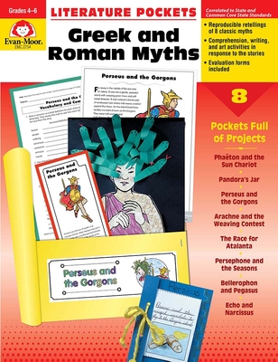 Literature Pockets: Greek & Roman Myths, Grade 4 - 6 Teacher Resource - Evan-moor Corporation