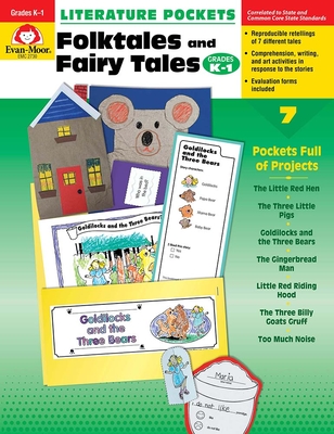 Literature Pockets: Folktales & Fairy Tales, Kindergarten Grade 1 Teacher Resource - Evan-moor Corporation