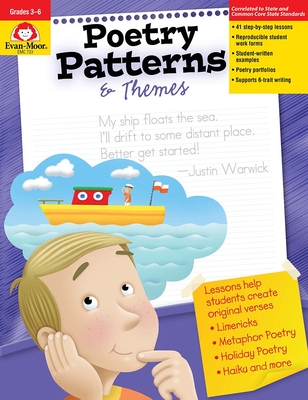 Poetry Patterns & Themes, Grade 3 - 6 Teacher Resource - Evan-moor Corporation