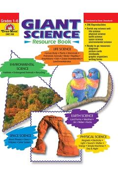 Coperta cărții 'Giant Science Resource Book, Grade 1 - 6 Teacher Resource - Evan-moor Corporation'
