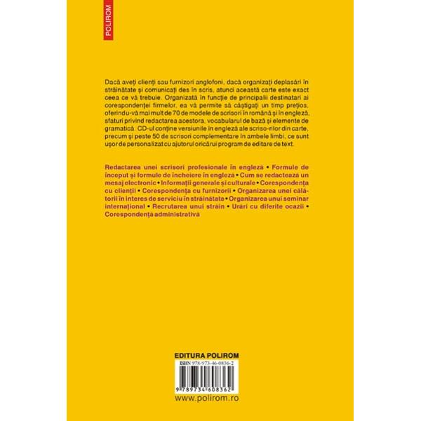 Modele de scrisori profesionale in limba engleza + CD-rom - Cx. Caillaud, P. Janiaud-Powell