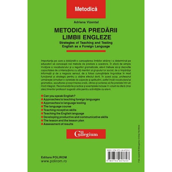 Metodica predarii limbii engleze - Adriana Vizental