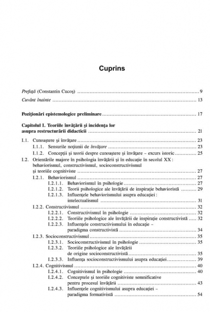Coperta cărții 'Didactica. Fundamente si dezvoltari cognitiviste - Florin Frumos'