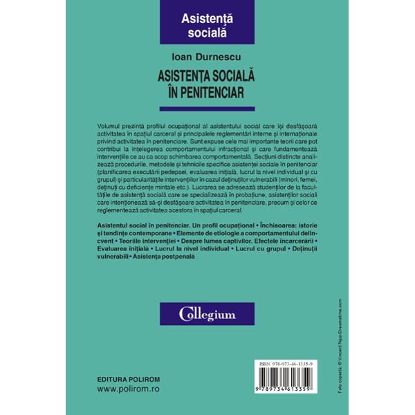 Asistenta sociala in penitenciar - Ioan Durnescu