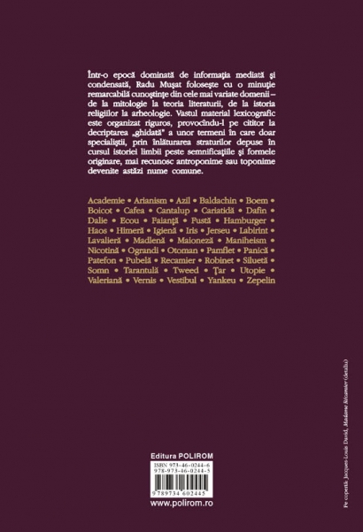 Nume proprii- nume comune. Dictionar de antonomaza