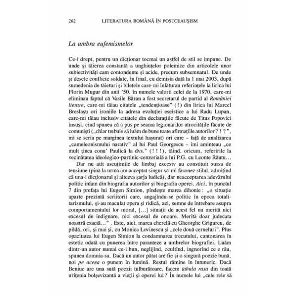 Literatura romana in postceausism vol. III: eseistica - Dan C. Mihailescu
