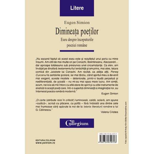 Dimineata Poetilor - Eugen Simion