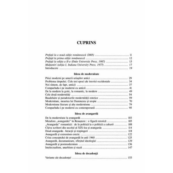 Cinci fete ale modernitatii - Matei Calinescu