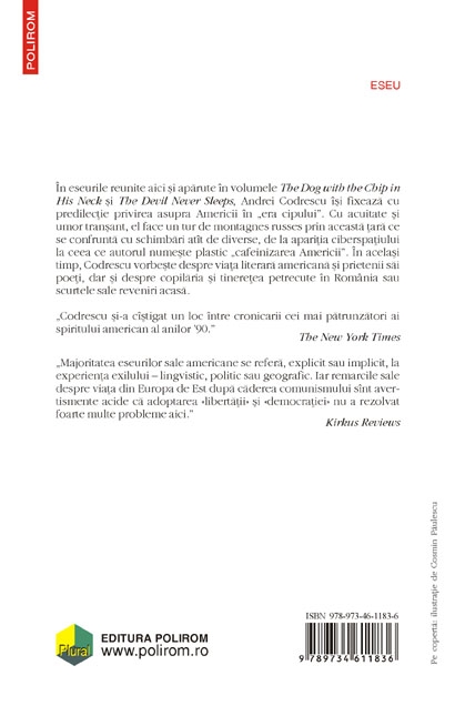 Coperta cărții 'Noi n-avem bun-gust, noi sintem artisti - Andrei Codrescu'