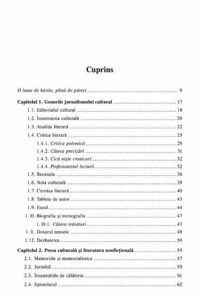 Coperta cărții 'Jurnalismul cultural si de opinie - Sorin Preda'