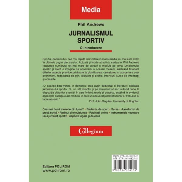  Jurnalismul Sportiv. O Introducere - Phil Andrews