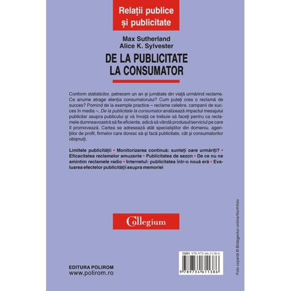 De la publicitate la consumator - Max Sutherland