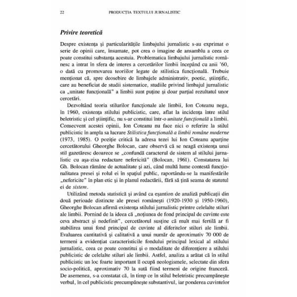 Productia textului jurnalistic - Luminita Rosca