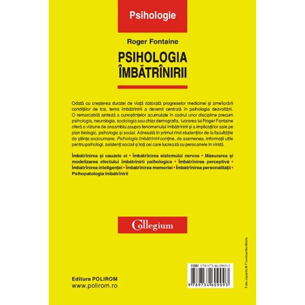 Psihologia imbatranirii - Roger Fontaine