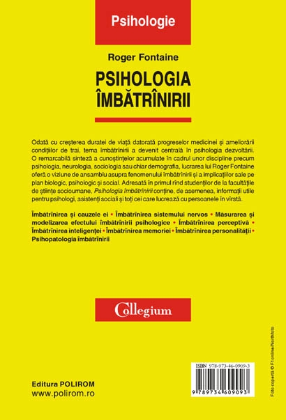 Psihologia imbatranirii - Roger Fontaine