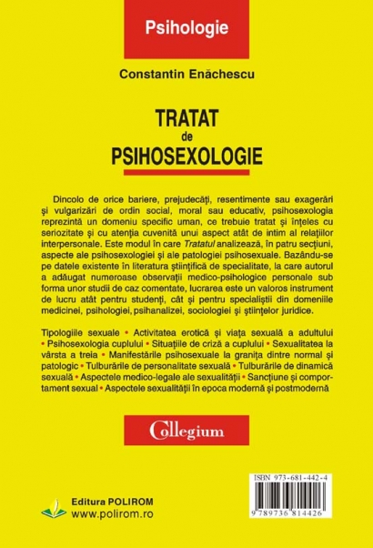 Tratat de psihosexologie - Constantin Enachescu