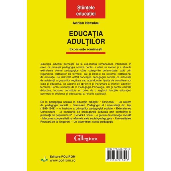 Educatia Adultilor - Adrian Neculau