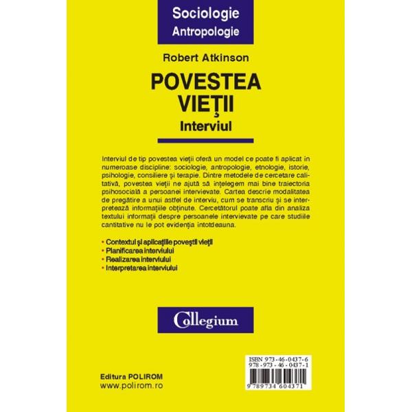 Povestea vietii. Interviul - Robert Atkinson