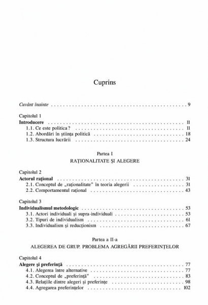 Coperta cărții 'Fundamentele politicii vol. i - Preferinte si alegeri colective - Adrian Miroiu'