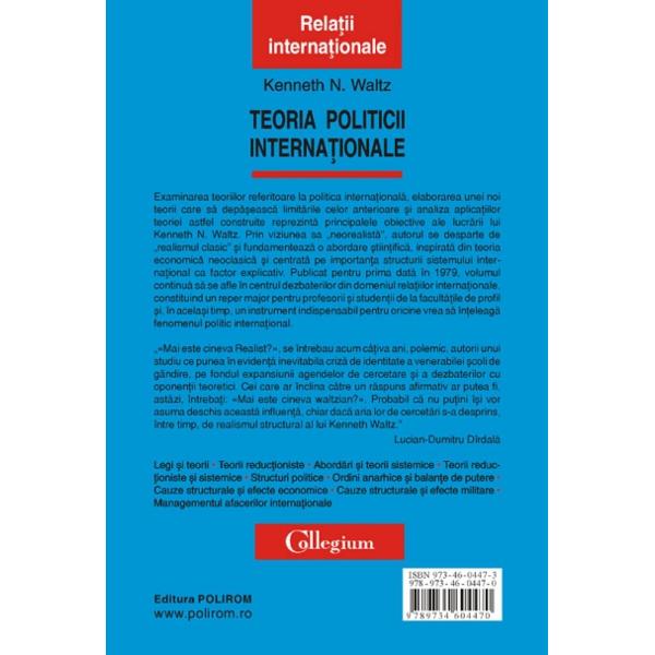 Teoria politicii internationale - Kenneth N. Waltz