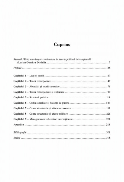 Coperta cărții 'Teoria politicii internationale - Kenneth N. Waltz'